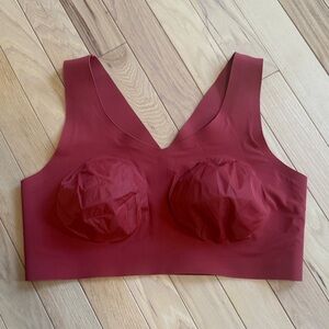 Evelyn Bobbie Size L The Defy Bra - wear with or without inserts - wireless